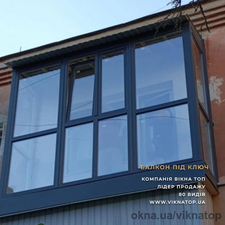 Обшивка балкона (вагонка) &mdash; Вікна ТОП